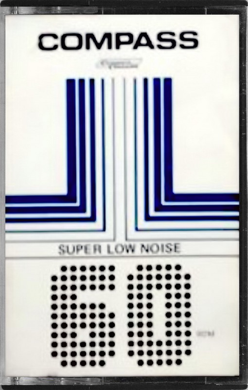 Compact Cassette Compass 60 Type I Normal Hong Kong