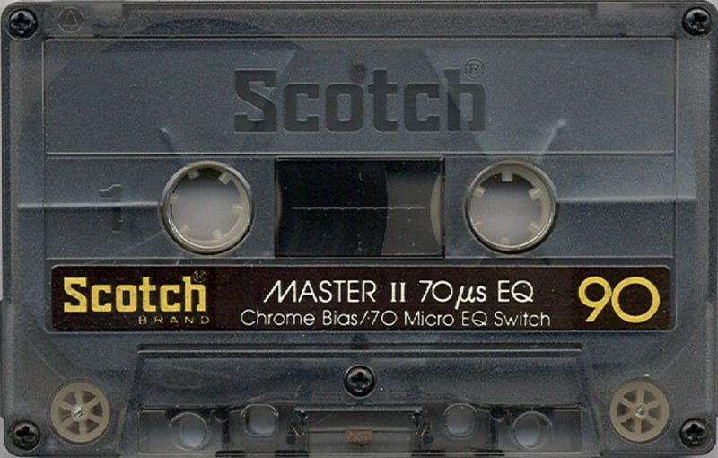 Compact Cassette Scotch Master II 90 Type II Chrome 1981 USA