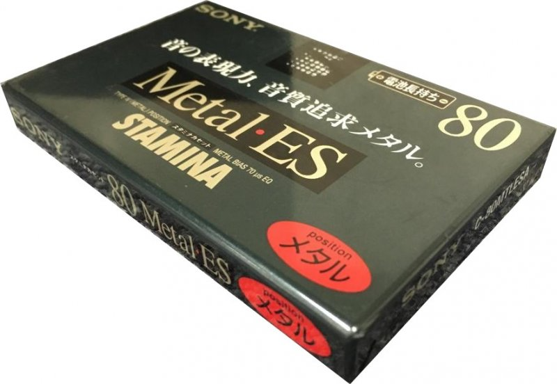 Compact Cassette Sony Metal-ES 80 Type IV Metal 1997 Japan
