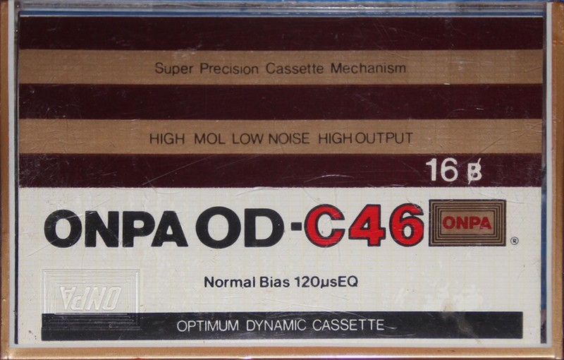 Compact Cassette ONPA OD 46 Type I Normal 1988 Thailand