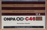 Compact Cassette ONPA OD 46 Type I Normal 1988 Thailand