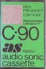 Compact Cassette Audio Sonic 90 Type I Normal 1972 Europe