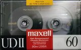 Compact Cassette Maxell UDII / UD2 60 Type II Chrome 1989 USA