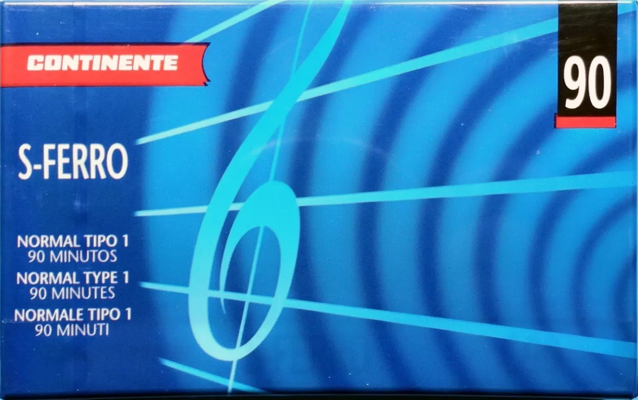 Compact Cassette Continent / Continente S-Ferro 90 Type I Normal Europe
