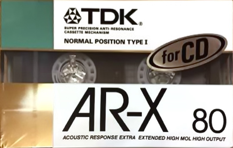 Compact Cassette: TDK  - AR-X 80