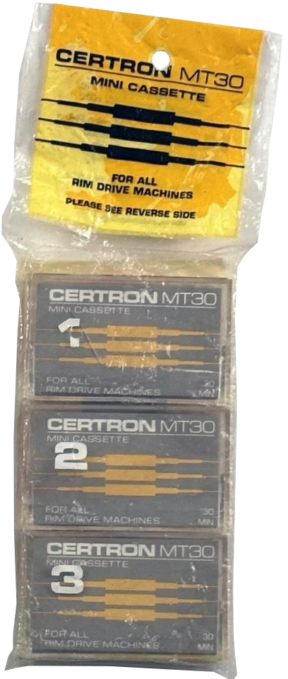 Soft Pack Certron 30 Type I Normal 1985 USA