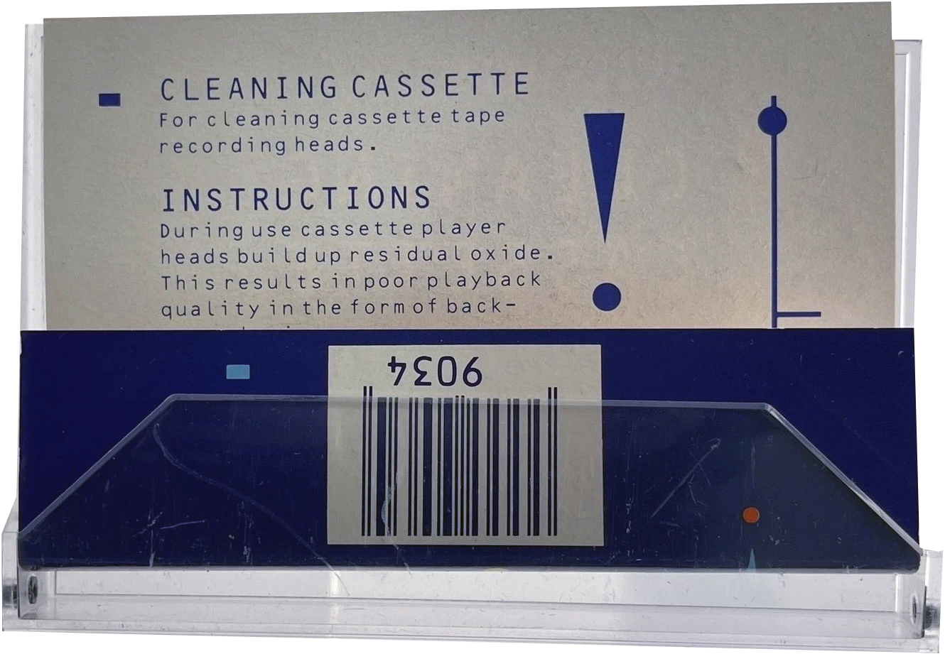 Compact Cassette WHSMITH Cleaning Cassette 1985 UK
