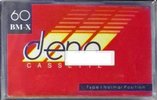 Compact Cassette Dena BM-X 60 Type I Normal Near East