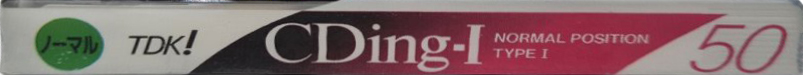 Compact Cassette TDK CDing 1 50 "CD1-50A" Type I Normal 1993 Japan