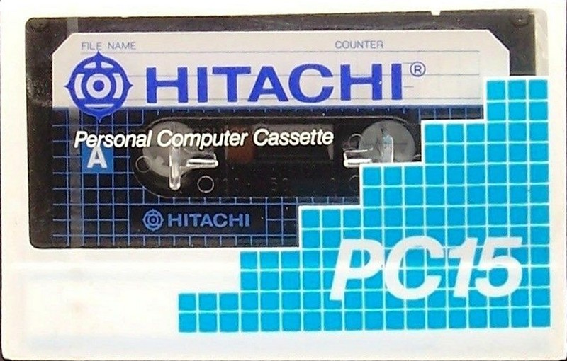 Compact Cassette Hitachi 15 "PC15" Computer Cassette Japan