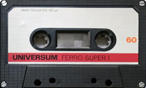Compact Cassette Universum Super 60 Type I Normal 1983 Europe