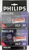 Blister Philips UCX 90 Type II Chrome 1987 Europe