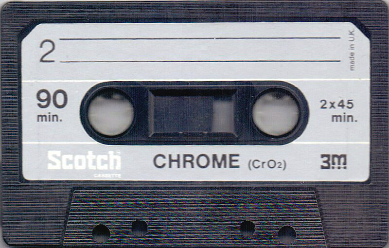 Compact Cassette Scotch Chrome 90 Type II Chrome 1973 Europe