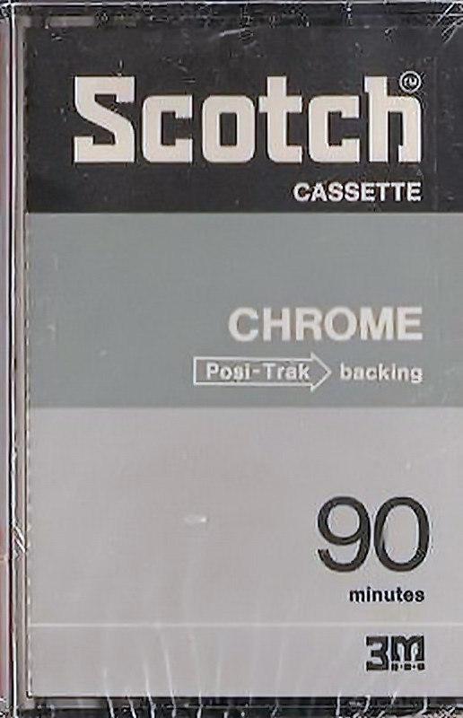 Compact Cassette Scotch Chrome 90 Type II Chrome 1973 Europe