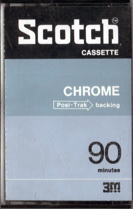 Compact Cassette Scotch Chrome 90 Type II Chrome 1973 Europe