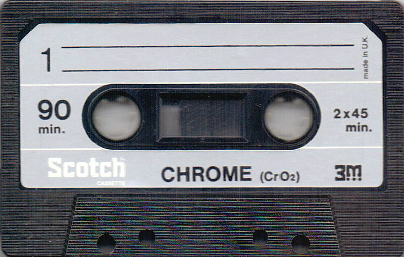 Compact Cassette: 3M Scotch - Chrome 90