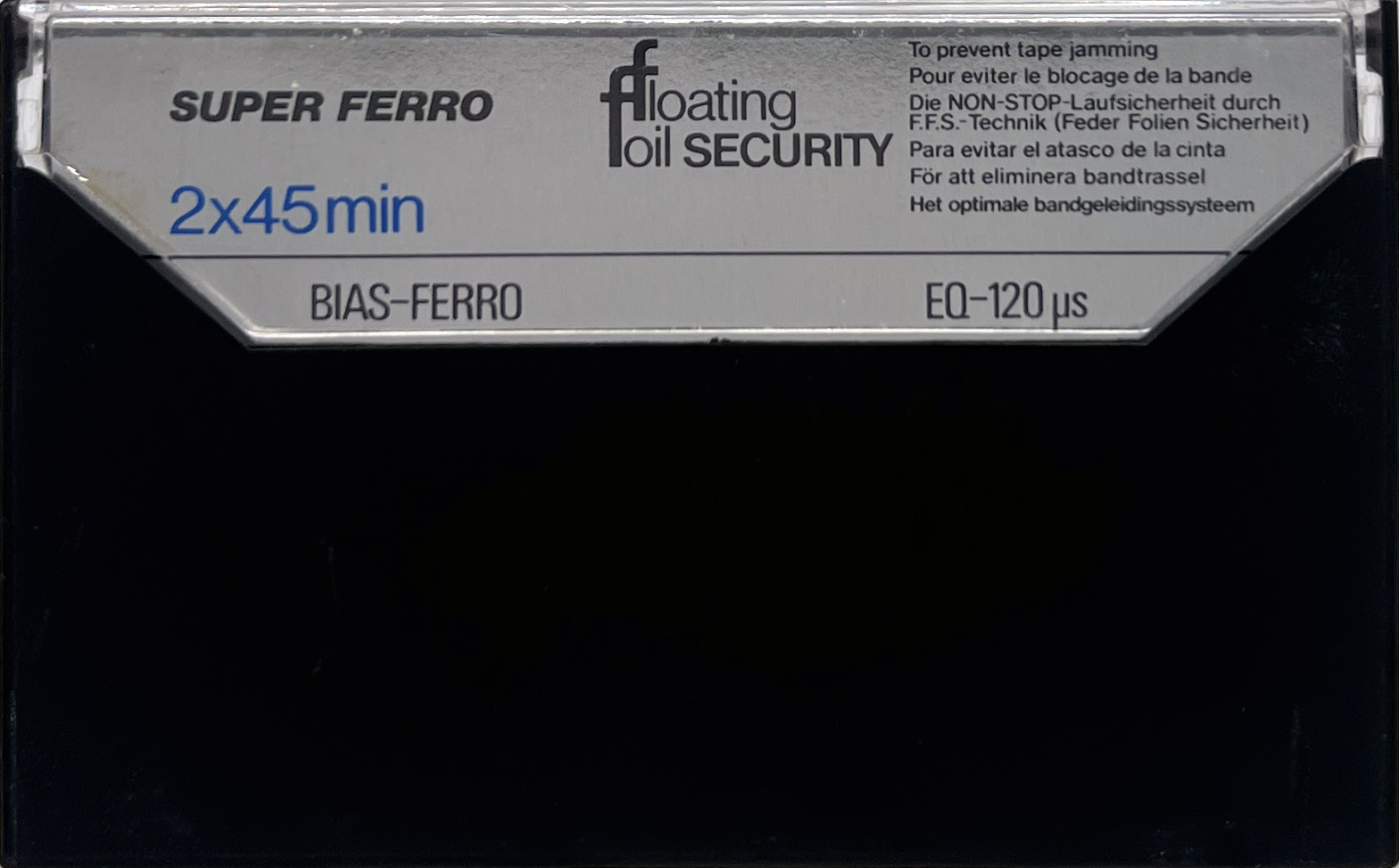 Compact Cassette Radiola Super Ferro 90 Type I Normal 1978 Europe