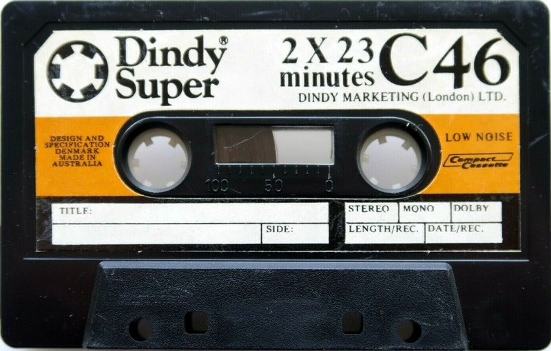 Compact Cassette Dindy 46 Type I Normal 1978 UK