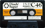 Compact Cassette Dindy 46 Type I Normal 1978 UK