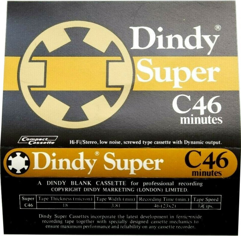 Compact Cassette: Unknown Dindy -  46