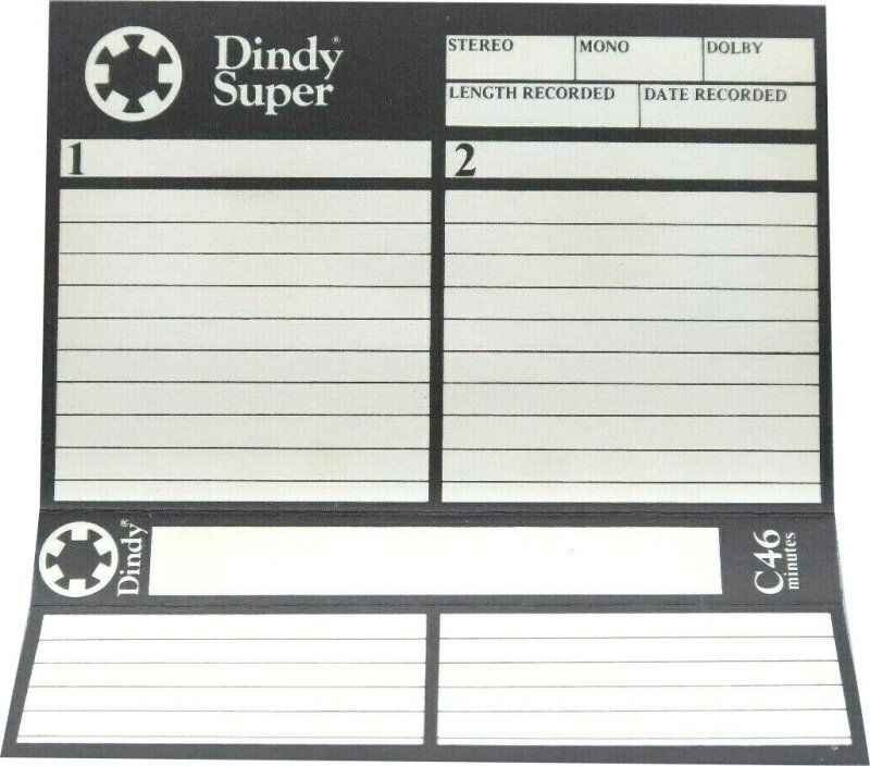 Compact Cassette: Unknown Dindy -  46