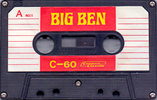 Compact Cassette Big Ben 60 Type I Normal 1978 Hong Kong
