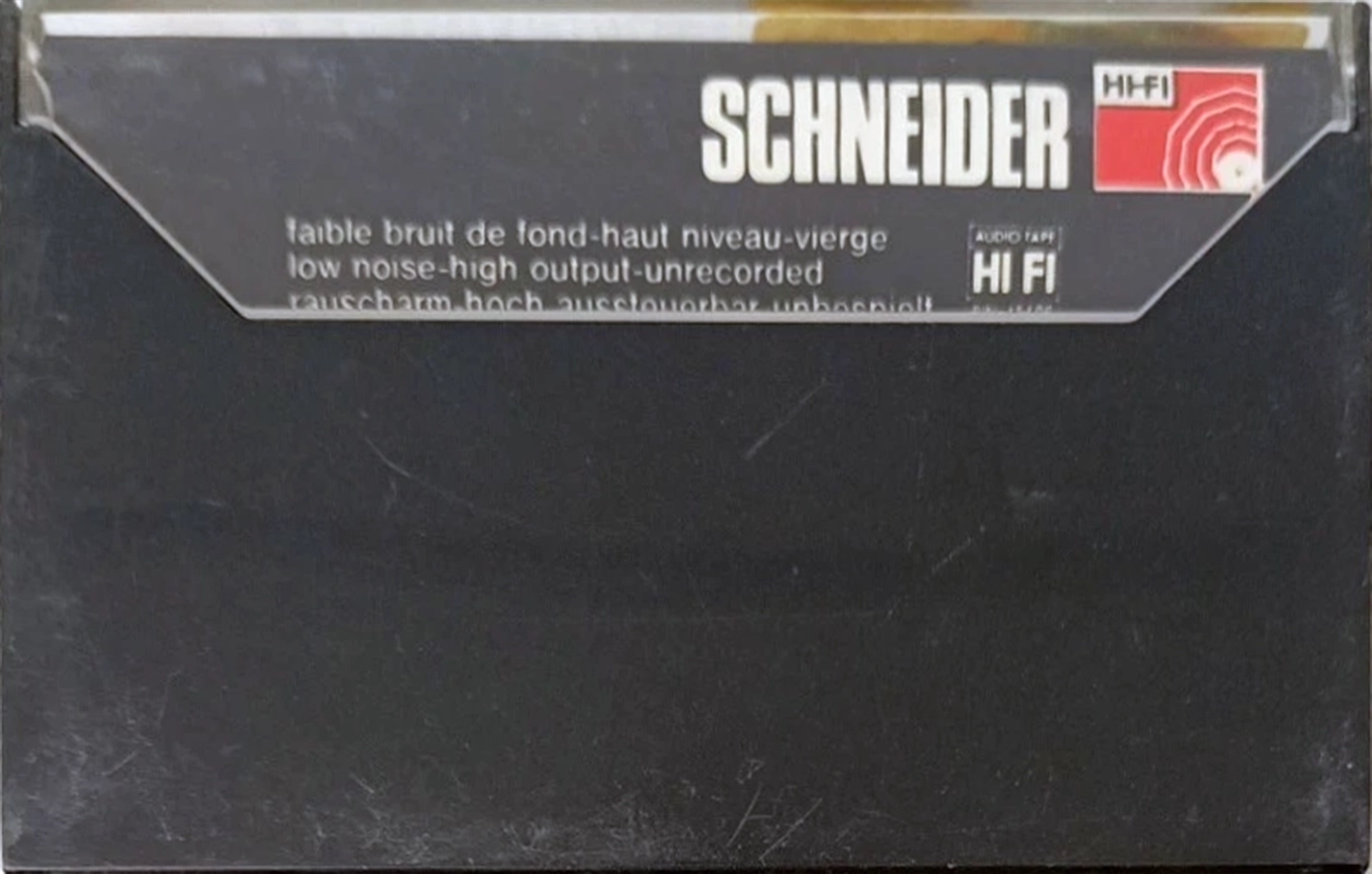 Compact Cassette Schneider 60 "LN HIFI" Type I Normal 1975 Europe