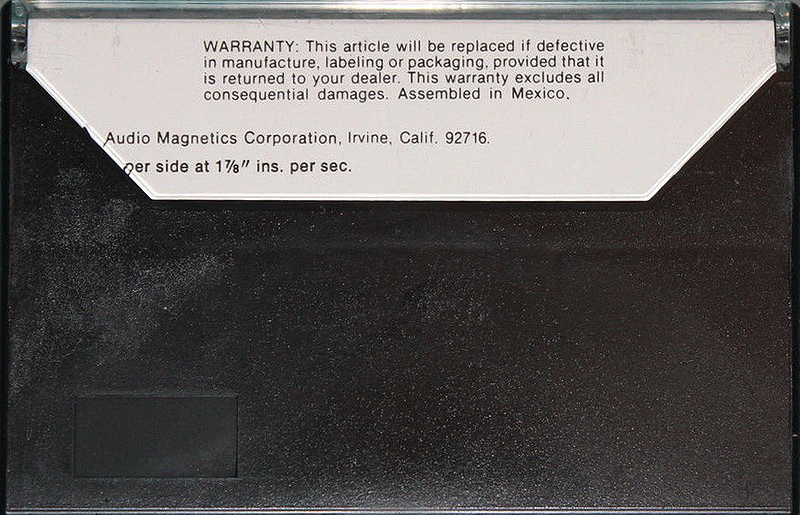 Compact Cassette Magnasonic 120 Type I Normal 1978 Mexico