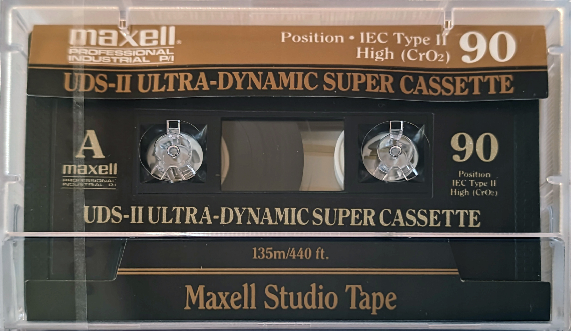 Compact Cassette Maxell UDS 90 "UDS-II" Type II Chrome 1984 USA