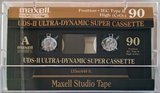 Compact Cassette Maxell UDS 90 "UDS-II" Type II Chrome 1984 USA