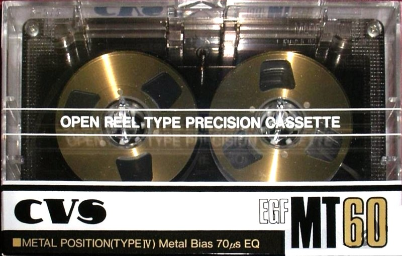 Compact Cassette CVS EGF MT 60 Type IV Metal 1985 Japan