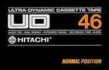 Compact Cassette Hitachi UD 46 Type I Normal 1976 USA