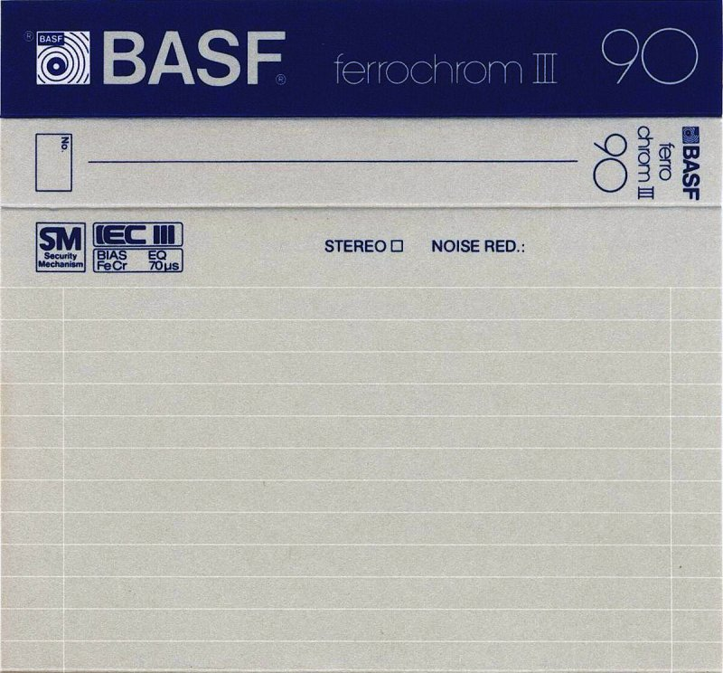 Compact Cassette: BASF  - Ferrochrom III 90