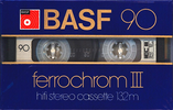 Compact Cassette BASF Ferrochrom 90 Type III Ferro Chrome 1981 Europe