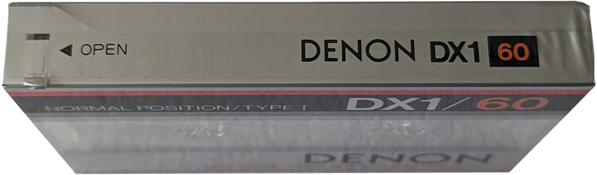 Compact Cassette Denon DX1 60 "Gift Sound Life" Type I Normal 1983 Japan