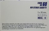 Compact Cassette Hema Ferro HD 60 Type I Normal 1988 Netherlands