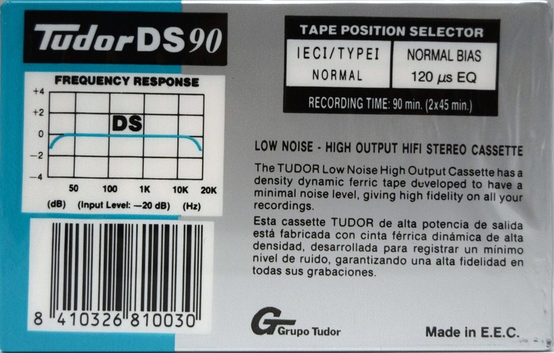 Compact Cassette:  Tudor - DS 90