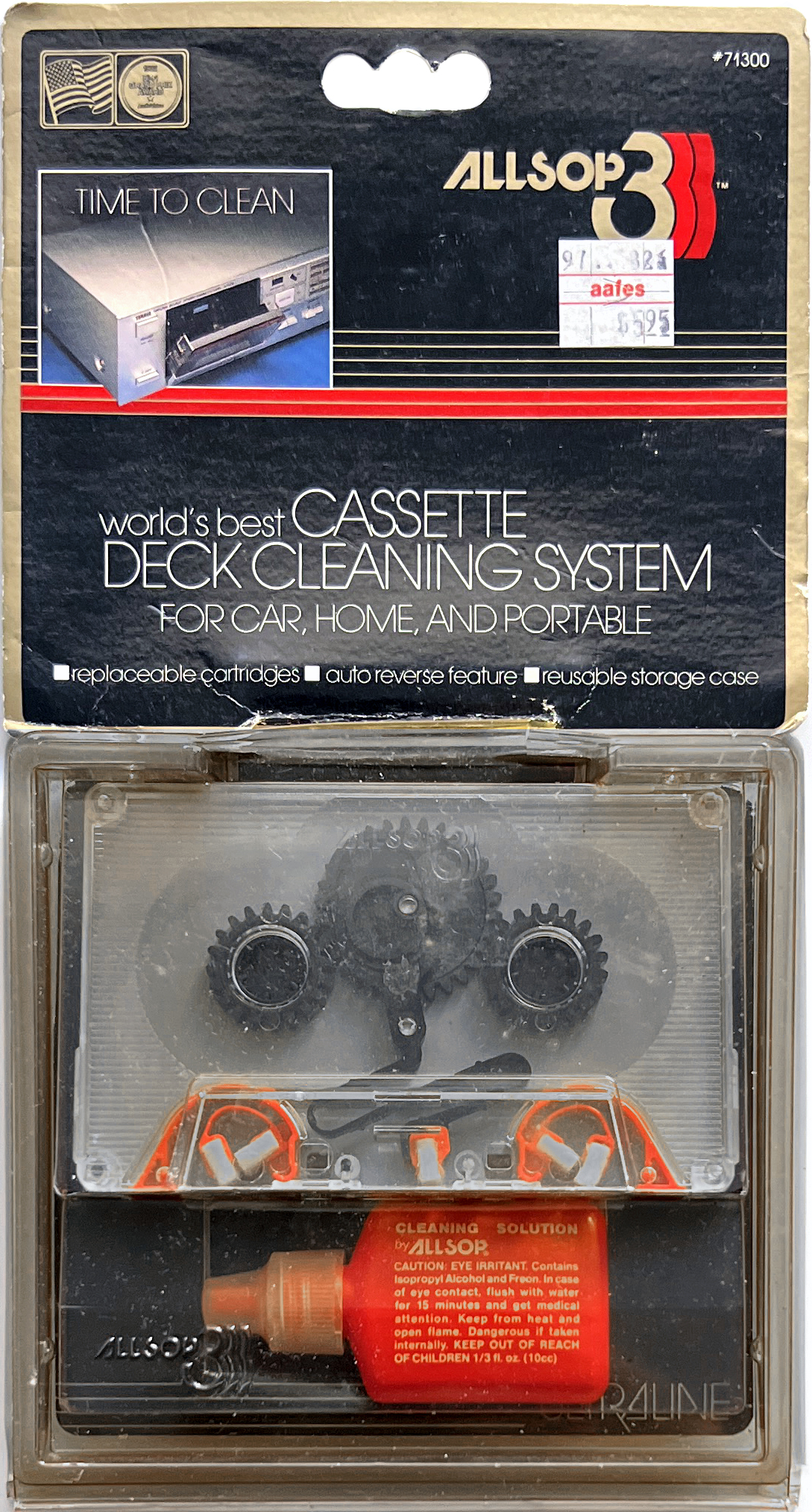 Blister Allsop Cleaning Cassette 1985 USA