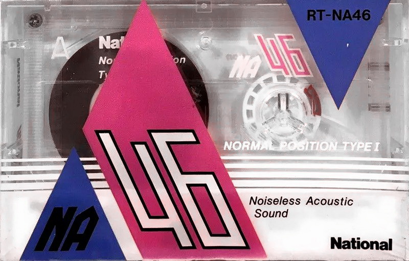 Compact Cassette National NA 46 "RT-NA46" Type I Normal 1987 Japan