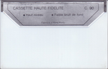 Compact Cassette Cleran Haute Fidelite 90 Type I Normal 1986 France