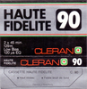 Compact Cassette Cleran Haute Fidelite 90 Type I Normal 1986 France