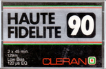 Compact Cassette Cleran Haute Fidelite 90 Type I Normal 1986 France