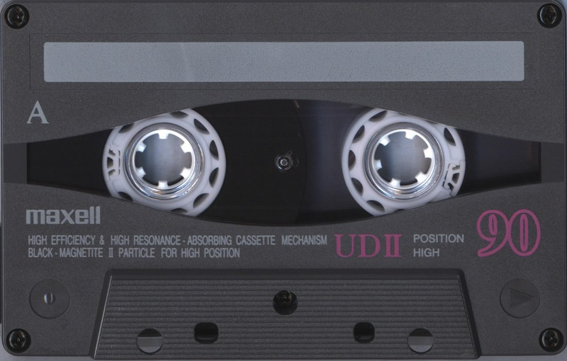 Compact Cassette Maxell UDII / UD2 90 "UD2-90J" Type II Chrome 1995 Japan