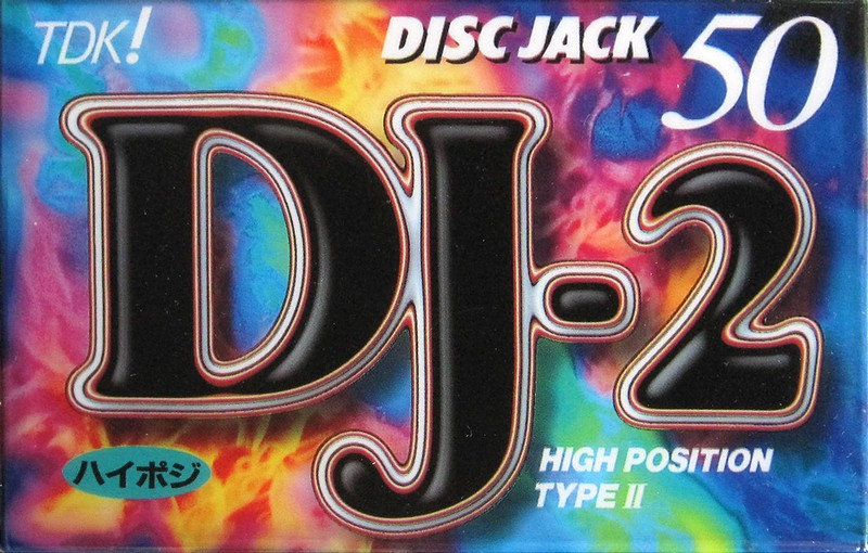 Compact Cassette TDK DJ2 Disc Jack 50 "DJ2-50N" Type II Chrome 1996 Japan