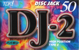 Compact Cassette TDK DJ2 Disc Jack 50 "DJ2-50N" Type II Chrome 1996 Japan