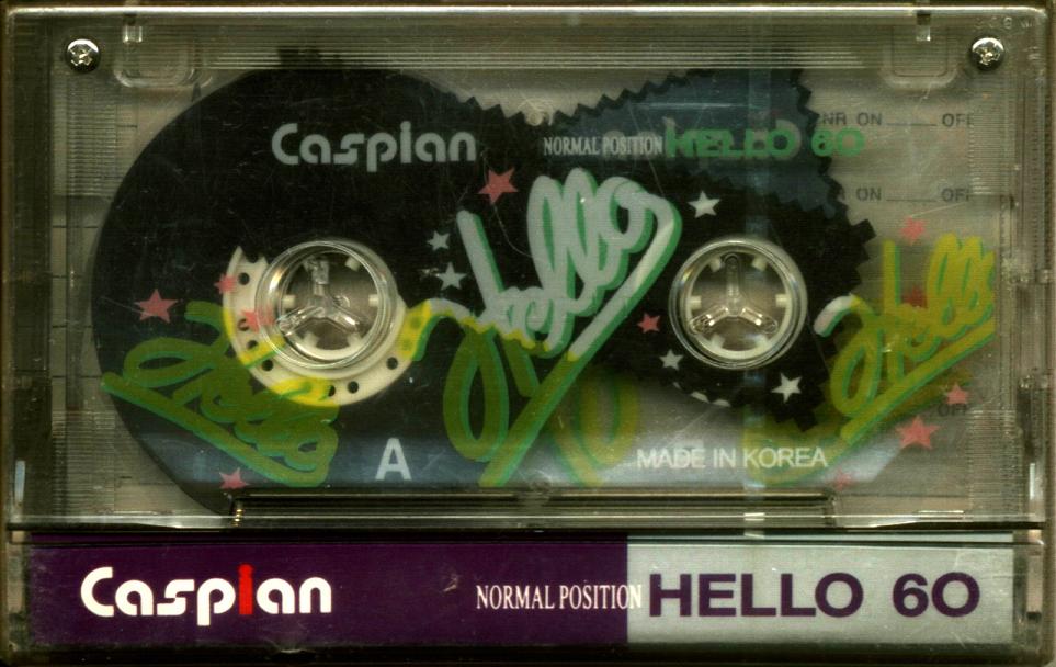 Compact Cassette Caspian 60 "Hello" Type I Normal 1988 Iran
