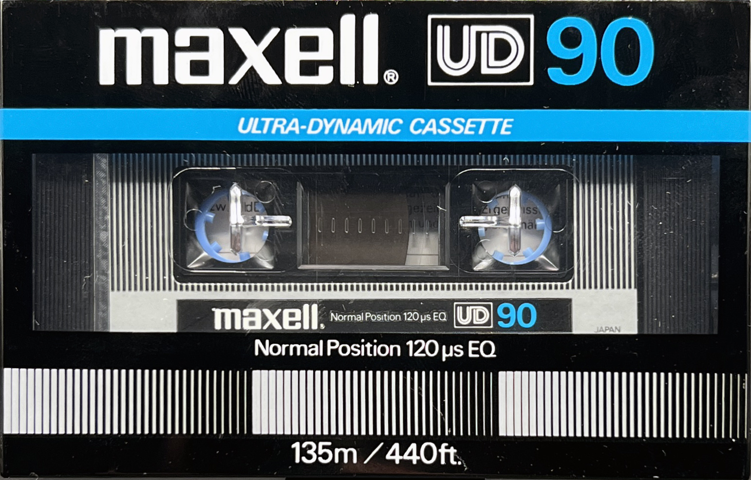 Compact Cassette Maxell UD 90 Type I Normal 1980 Europe