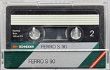 Compact Cassette Schneider Ferro S 90 Type I Normal 1985 Europe