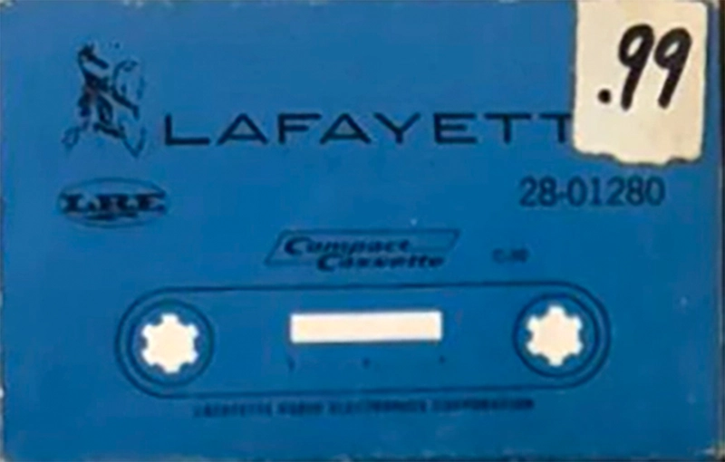 Compact Cassette Lafayette/LRE 90 Type I Normal 1969 USA