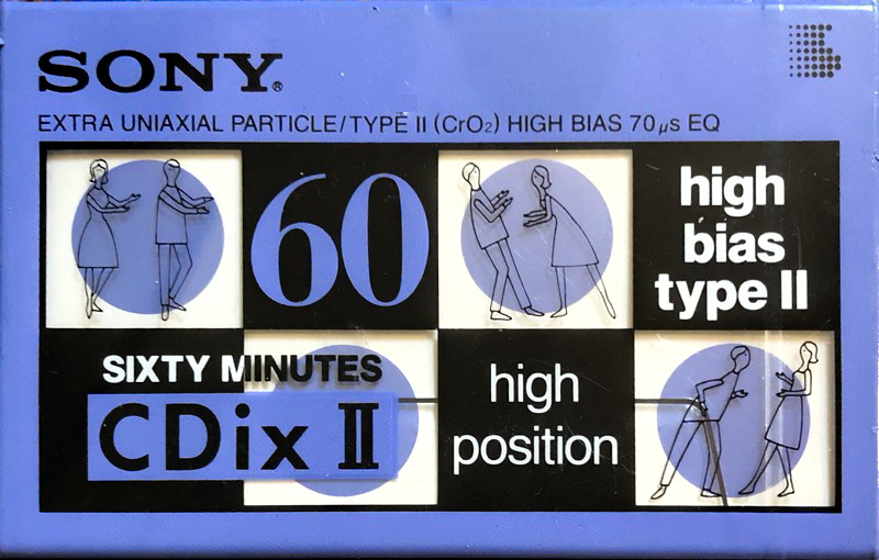 Compact Cassette: Sony  - CDix II 60